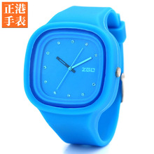ZGO Brand electronic 2014 new Fashion Jelly Silicone wristwatches men Sports watches Quartz Watch Women rhInestone Dress Watches