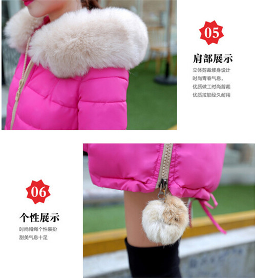 2015 New Women\'s Winter Jacket Women Long Down Coat Female Hooded Jackets Fur Collar Knitted Pockets Parka Woman Coats Plus Size (1)