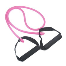 shopping time 2 pcs Resistance bands chest expander Rope spring exerciser Pink