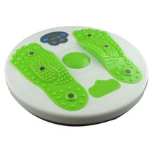 Magnetic therapy massage music electronic twister plate magnet spin disk leg thin waist lose weight fitness equipment