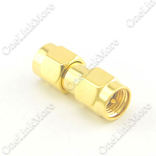 50 pcs/lot RF коаксиальный адаптер goldplated SMA соединение вилка и RP SMA соединение вилка женское булавка коннектор адаптер
