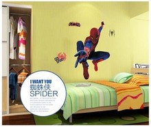 DIY spider man large waterproof removable wall stickers Mj8001