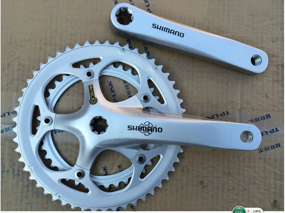 SHIMAN@ R450 road bike spline tooth disc folding bicycle modified tooth disc fixed bicycle wheel bicycle crank sprocket BB parts