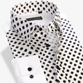 2016 Vintage Floral Printed Mens Shirt High Quality Long Sleeve Camisa Masculina Slim Fit Patchwork Casual