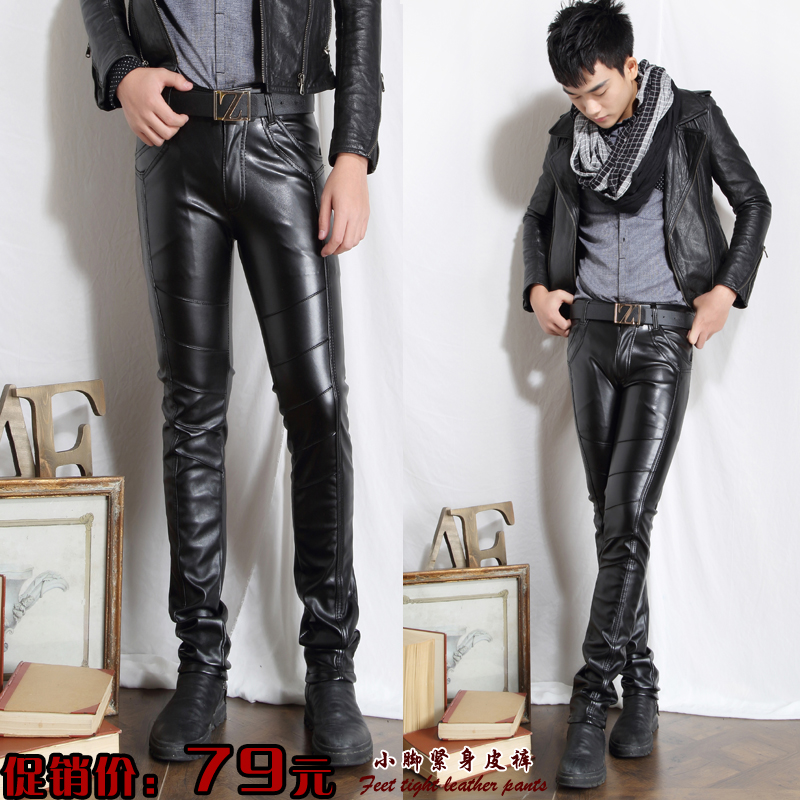 Popular Leather Skinny Jeans For Men Buy Cheap Leather