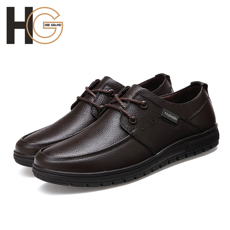 Men PU Leather Casual Shoes 2016 New Fashion Brand Soft Flat Shoes Lace-Up Round Toe Men Business Shoes Size 38-44 XMP409