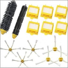 6 Hepa Filter + 1 set hair Brush kit + 3 set side brush for iRobot Roomba 700 Series 770 780 790 vacuum cleaner accessories