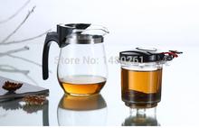 Free shipping Genuine glass teapot tea kettle 500ML detachable tea Press this button to filter the