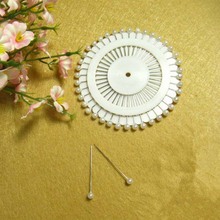 480Pcs Round Pearl Head Dressmaking Pins Weddings Corsage Florists Sewing Women Mini Ball Jewelry Crystal Fashion