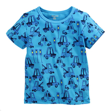 New Hot Branded Boys O-neck T-shirt Clothing 100% Cotton Summer Toddler Kids Cloth Blue Short Sleeve Tops Tee T-Shirt t shirt