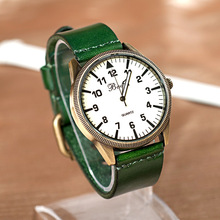 Cuero para mujer Causal reloj análogo mujeres reloj de vestir moda reloj de cuarzo mujeres reloj reloj femenino