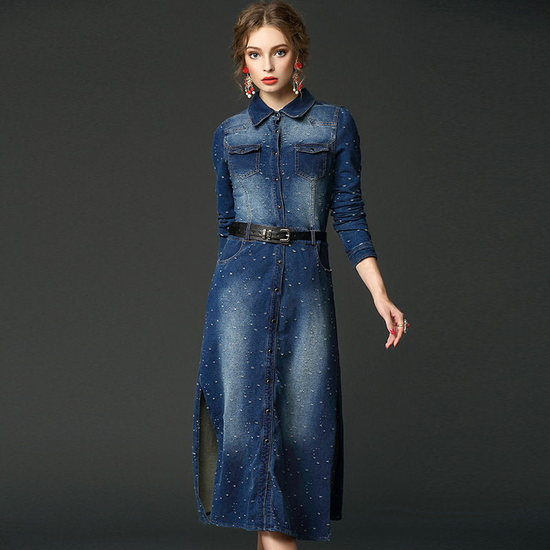 Long Jeans Dresses For Women Fashion Long Jeans Dresses For Women