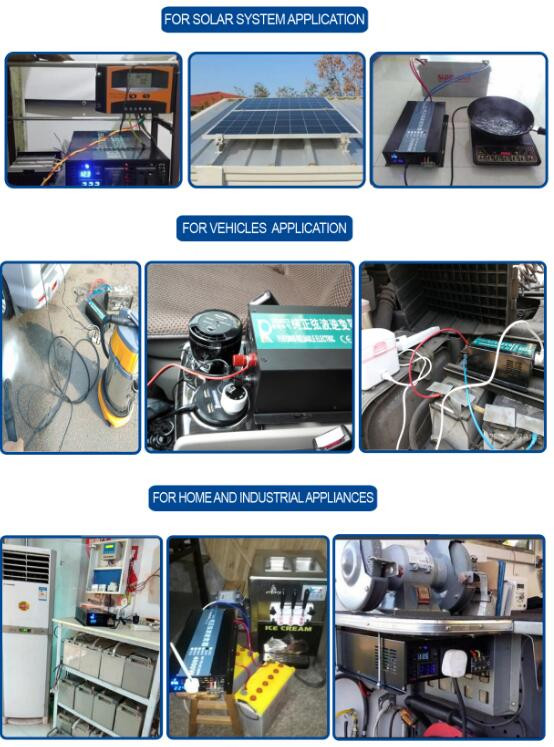 Description Picture 3 of itemOff Grid Power Inverter 2500W 24V to 110V Pure Sine Wave Solar Inverter 12V/36V/48V/60V/72V/96V DC to 100V/120V/220V/240V AC