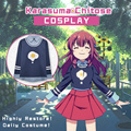 Moeyu Anime Girlish Number Karasuma Chitose Cosplay Costume Spring Autumn Men Women Carnival Polo Shirt