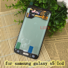 Free shipping mobile phone spare parts for samsung galaxy s5 lcd