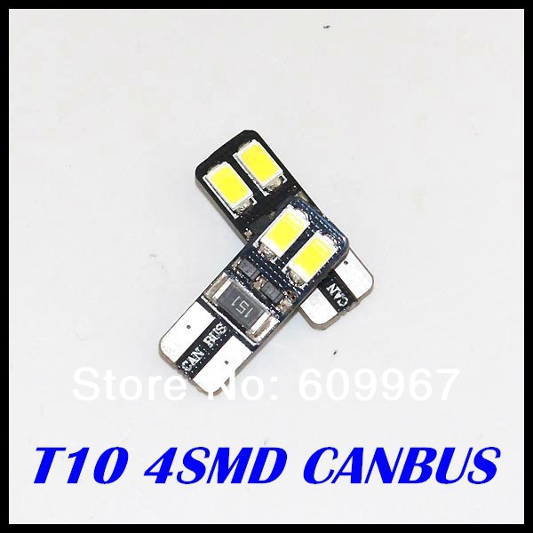 50 x t10 canbus  194 168 w5w 5630 5730 4led smd         
