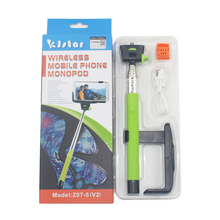 Original Z07-5 Bluetooth Wireless Tripod Self Monopod Selfie Stick Take Photo For iPhone 5 6 Plus Samsung S5 S6 S7 Camera Z07 5