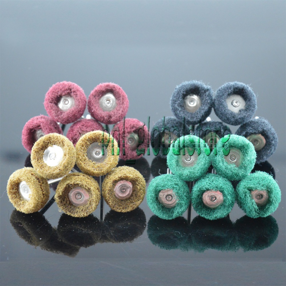 20 x Polishers Buffers Abrasive 1" Scotch Brite Wheels Fits Dremel