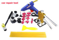 Super PDR Tools Kit with Blue Glue Gun Gold Dent Lifter Tabs Rubber Hammer Paintless Dent Repair Tools Supplier Y-010