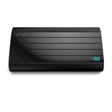 VINSIC IRON 20000mAh Smart Identification Dual USB Port Power Bank Universal Black