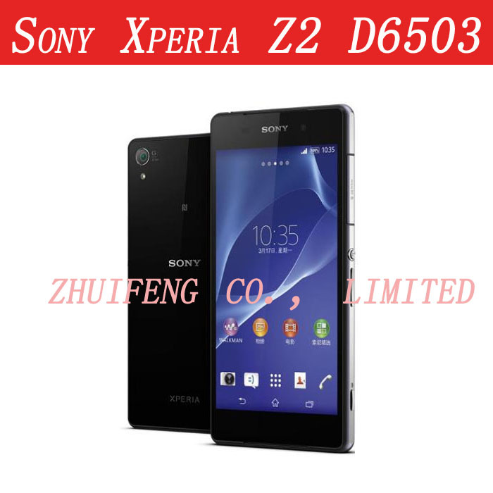 Unlocked Sony Xperia Z2 Original Mobile phone Quad core 5 2 Waterproof 20 7MP 3GB RAM
