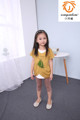 XQB 2016 polka dot cotton yellow pear T shirt embroidery leggings school summer girl clothes set