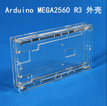 Best Price Enclosure Transparent Gloss Acrylic Box Clear Cover Compatible For Arduino Mega 2560 R3 Case UNO diy Free Shipping