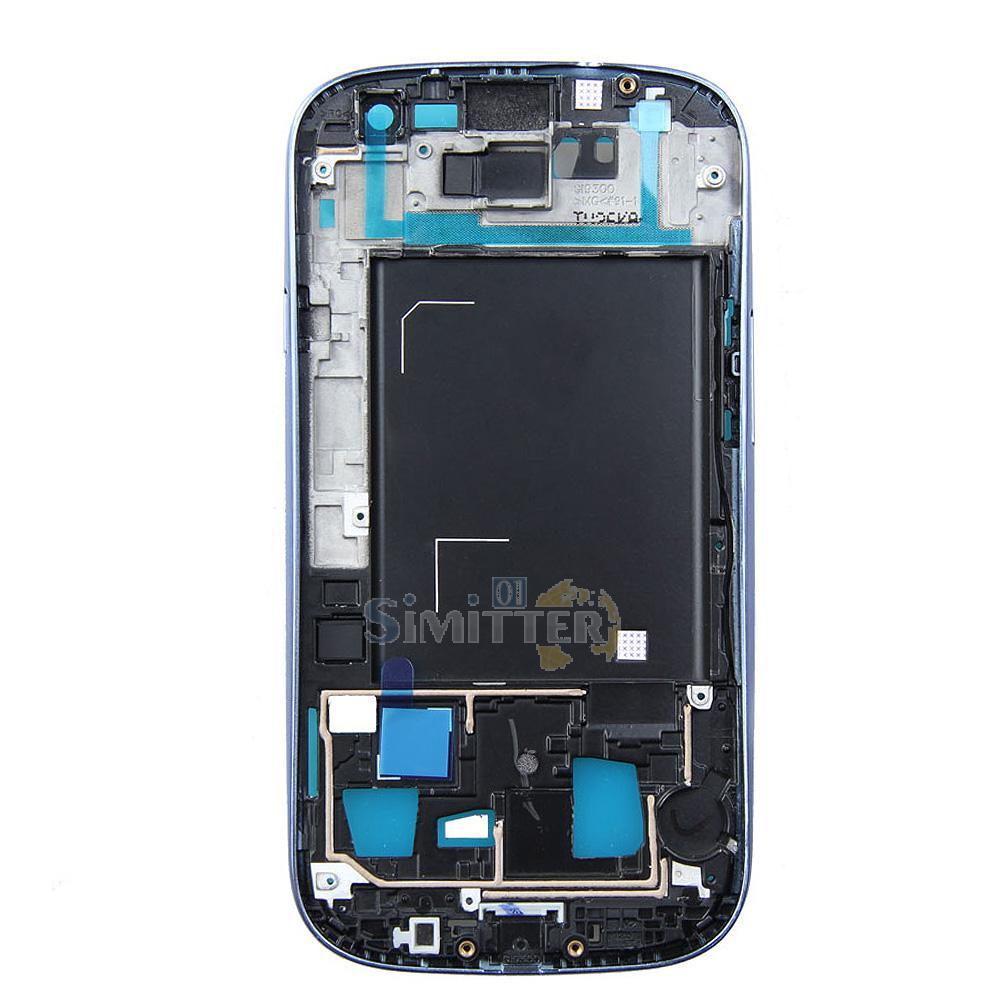 S1m # передняя рамка крышка панели запасная часть для Samsung Galaxy S3 i9300 синий