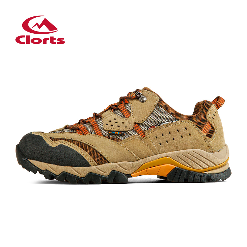 Clorts 2015 Hiking Shoes for Men Suede Breathable Non-Slip Outdoor Shoes Waterproof Trekking Shoes for Climbing HKL-829E