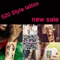 Free shipping 300pcs lot wholesale temporary 3D tattoo Gold tattoo Flash tattoos golden silver body art