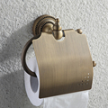 Free Shipping New Brass Antique Toilet Roll Paper Holder Traditional Bathroom Roll Paper Tissue Rack