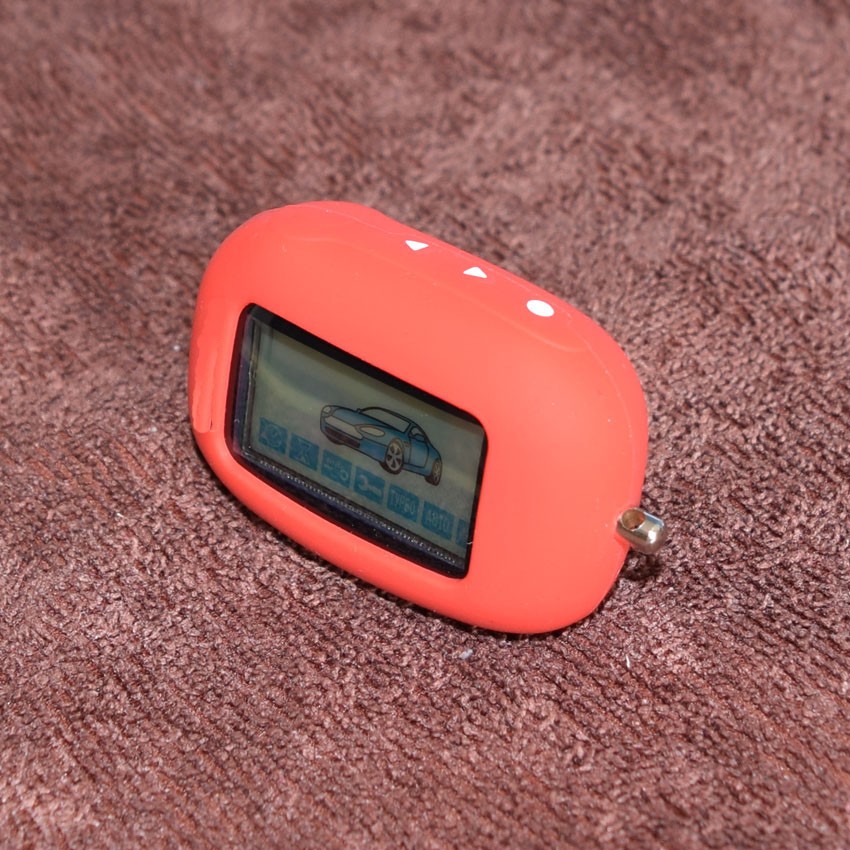 Starline B92 lcd remote controller silicone case red 