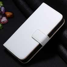 Case for iphone 4 4S 4G 2015 New Luxury Retro 100 Real Leather Wallet Stand Mobile