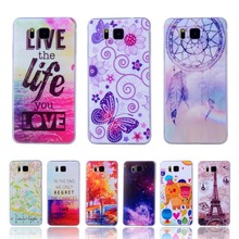 New Ultra-thin Clear Crystal Cartoon Pattern Soft Case For Samsung Galaxy Alpha G850 G850Y Cell Phone Protective Back Cover Bags