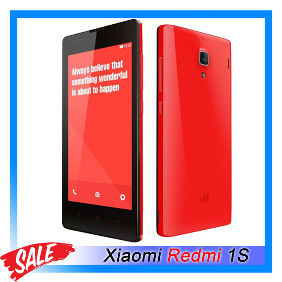 Original Xiaomi Redmi 1S Android 4 3 MSM8228 1 6GHz Quad Core SmartPhone RAM 1GB ROM