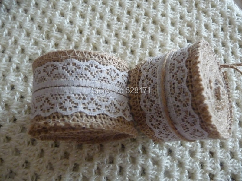 lace burlap ribbon (264)