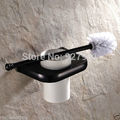Top quality Wall Mounted Ceramic Cup Bathroom Toilet Brush Holder Oil Rubbed Bronze Finished Toilet Brush