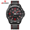 LONGBO Luxury Brand Men Genuine Leather Watch 2016 Male Leisure Military Sports Waterproof Wristwatch Relogio Masculino