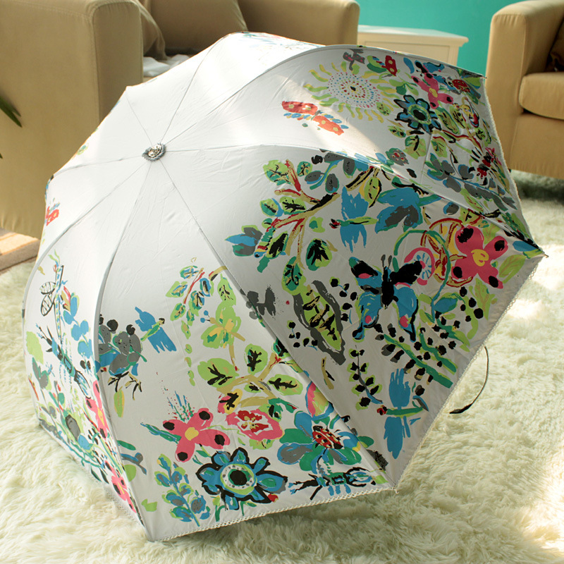  320g Super Vinyl UV sun umbrella folding umbrella...