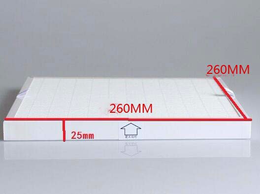 Description Picture 4 of itemAir purifier parts Hepa filter with frame  260X260X25mm