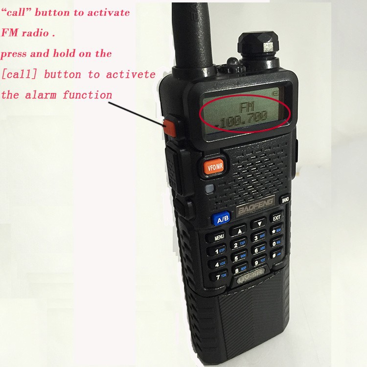 Upgrade uv 5r II Baofeng uv-5r 3800mah for ham cb Two Way Radio Walkie Talkie Vhf Uhf Dual Band Portable Radio Station Interfone (23)