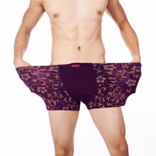 2016 High Quality Underwear Men Boxers Underpants Sexy Print Man’S Pants For Men Cuecas Boxer Shorts Man Masculinas 4XL 5XL 6XL