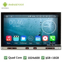 Android 4.4.4 HD 1024*600 Quad core 1.6GHZ CPU 16GB RK3188 7″ 2 Din Universal Car DVD Player Radio GPS Navigation System Stereo