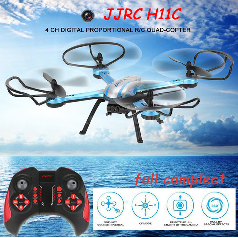 Free Shipping NEWEST JJRC H11C Quadcopter RC 2 4G 6 Axis 3D Rolling RC Drones RTF