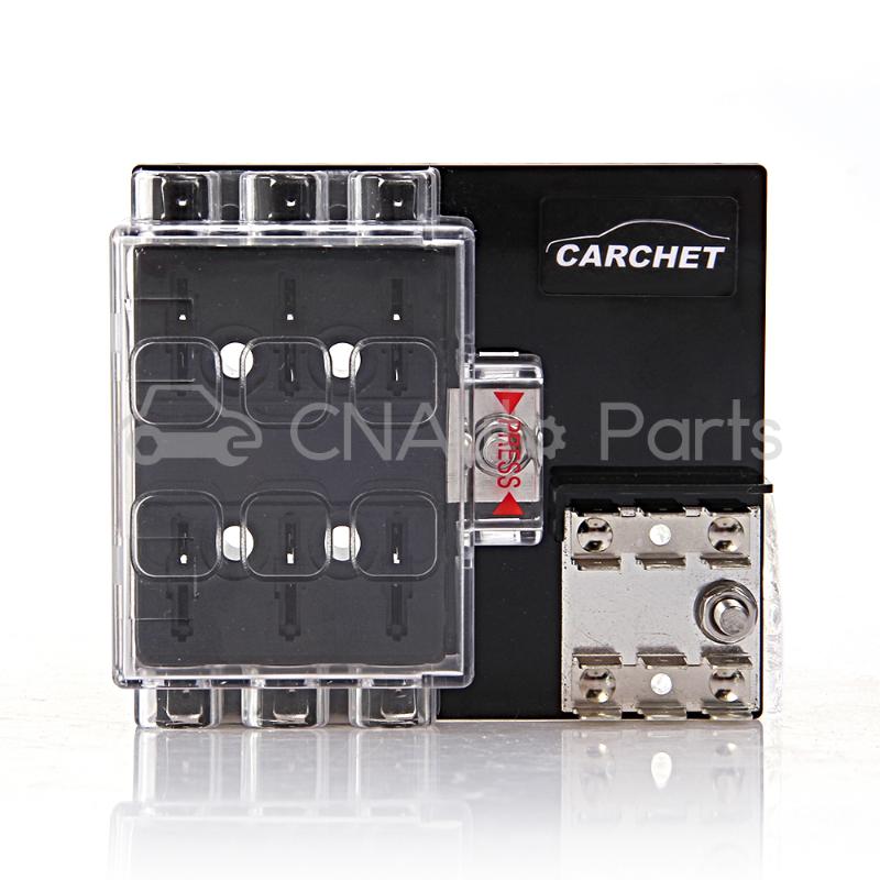 CQ814 Block Holder Circuit Fuse Box with Cover for Auto Vehicle Car Truck