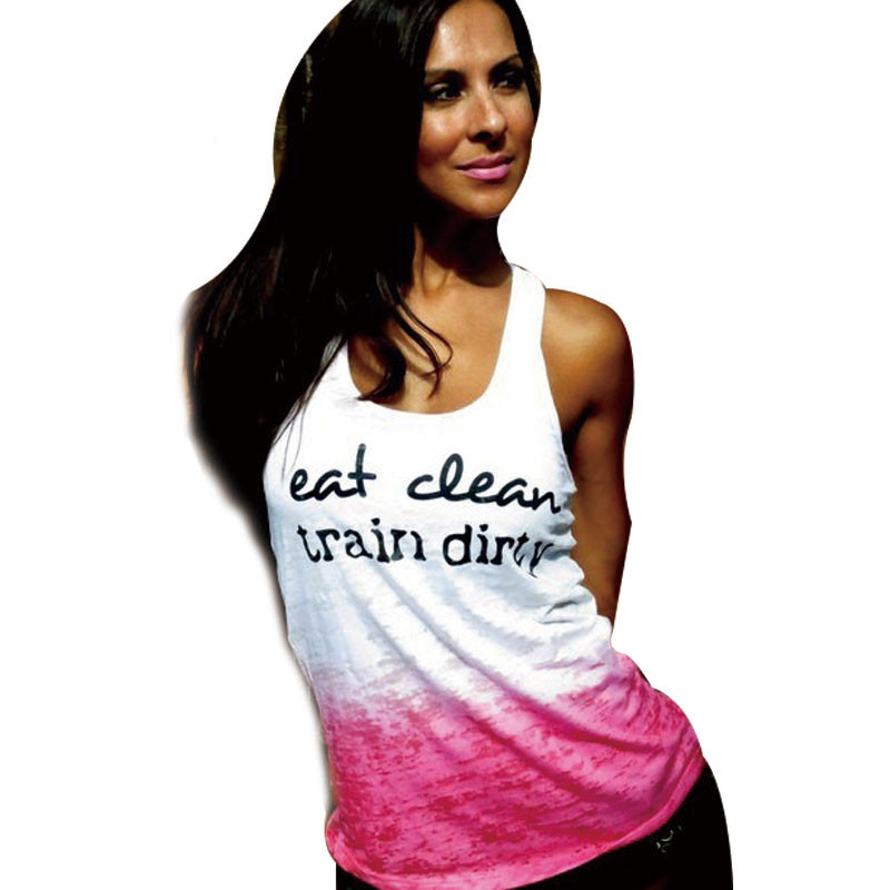 Womens Workout Tank Tops 2016 Summer Stlye Letter Halter