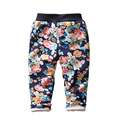Autumn Winter Baby Girl Boys Warm Pants Children Fleece Printing Knitted Leggings PP Pant Kids Cotton