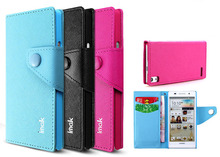 Genuine Brand New IMAK Cross Series Wallet PU Leather Case Cover For Huawei Ascend P6 10pcs/lot