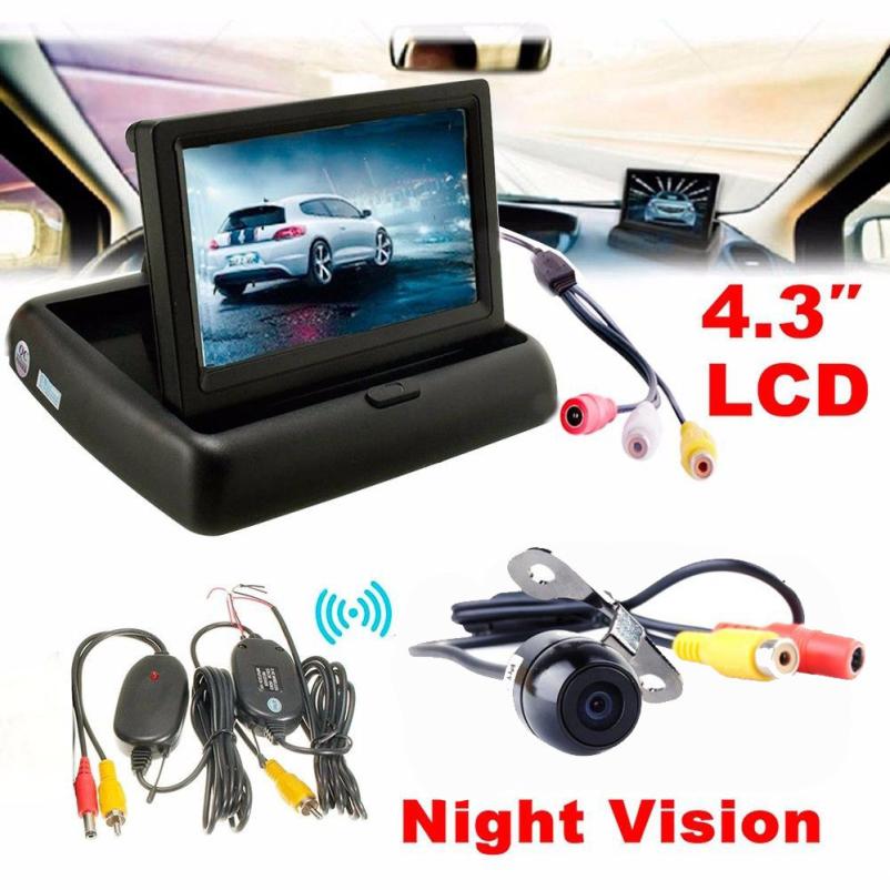 New Arrival 4.3 Car Rear View Monitor Wireless Car Backup Camera Parking System Kit jn16 New Arrival 4.3 Car Rear View Monitor Wireless Car Backup Camera Parking System Kit jn16