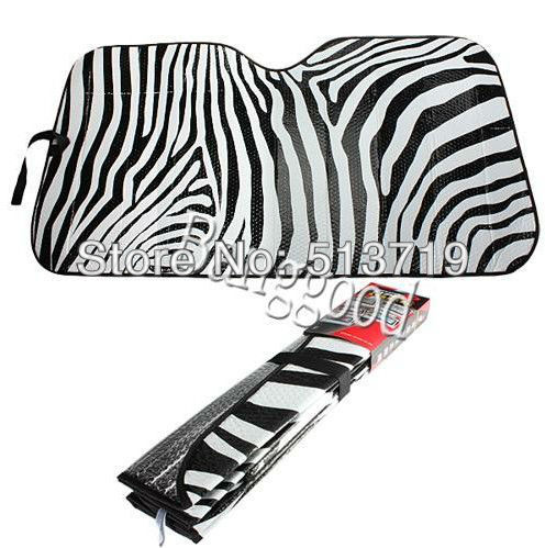 Free shipping Car Auto Windshield Front Window Visor Sun Shade Sunshade Zebra Print Stripe Free shipping Car Auto Windshield Front Window Visor Sun Shade Sunshade Zebra Print Stripe